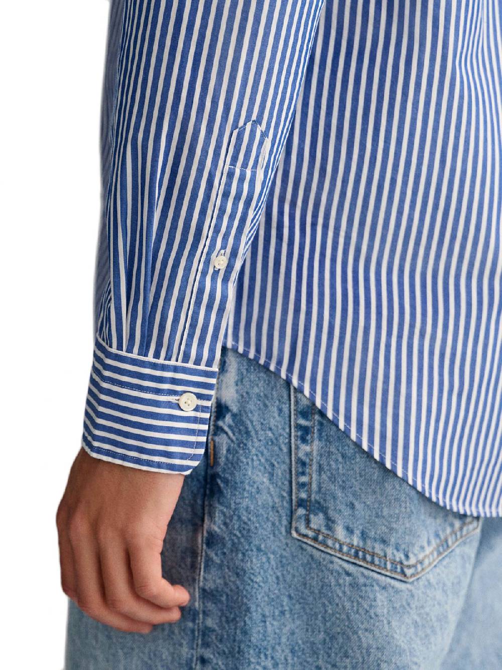 Gant Reg Classic Poplin Stripe Shirt Saldi