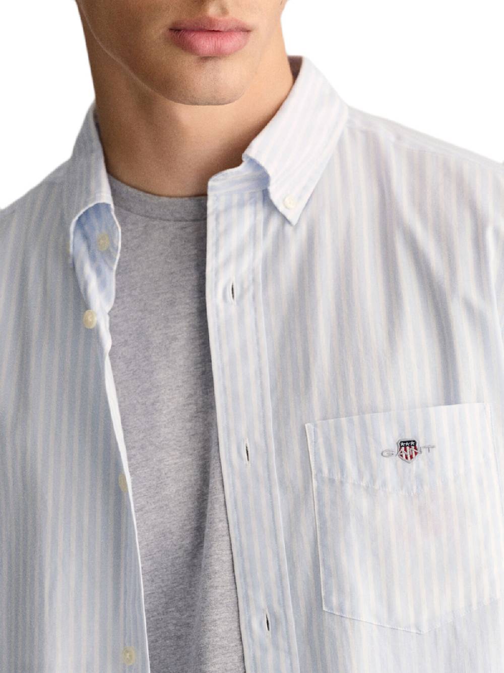 Gant Reg Classic Poplin Stripe Shirt Offerte
