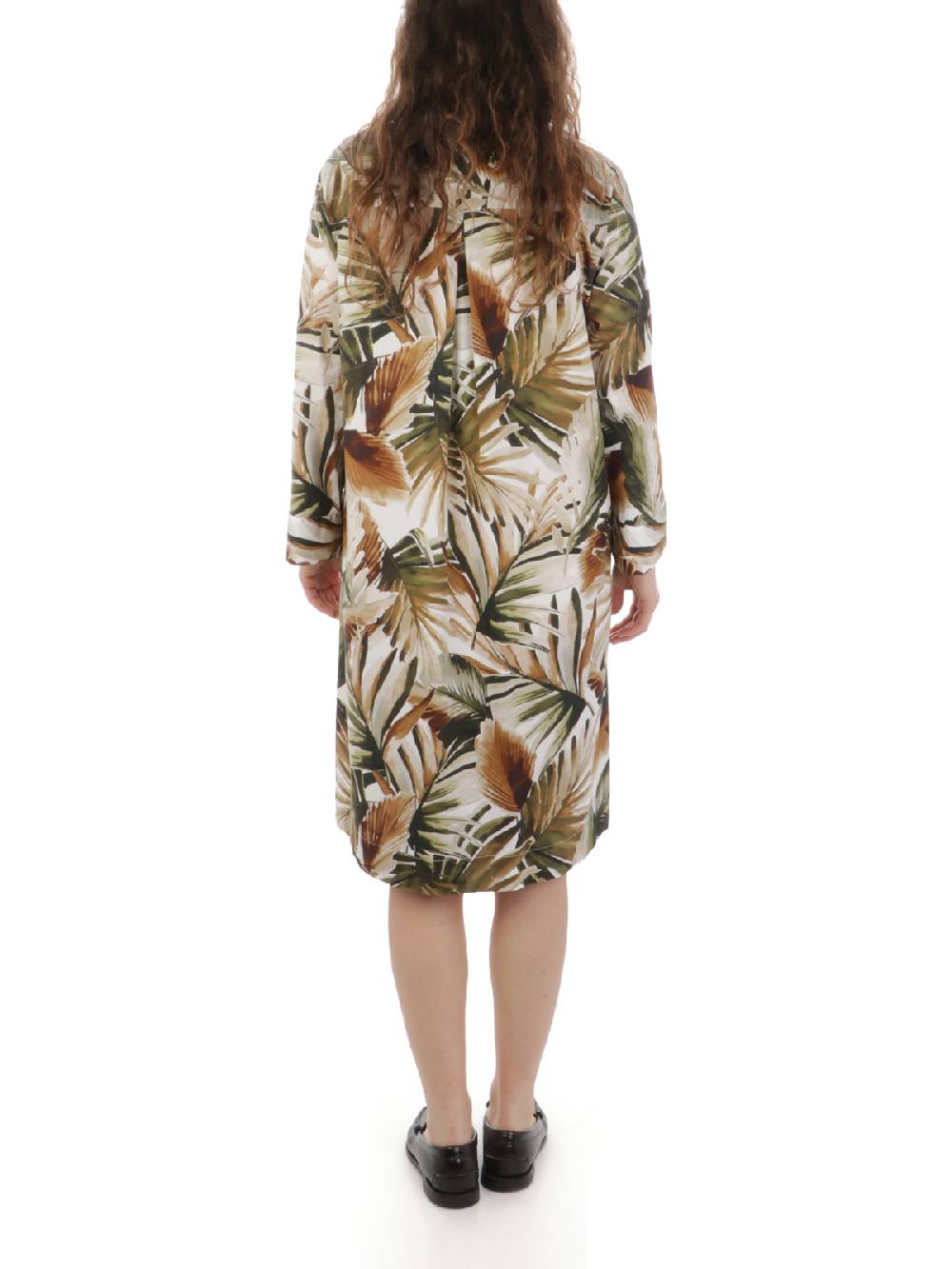 CALIBAN Abito Donna A Fiori In Cotone Stretch 2025