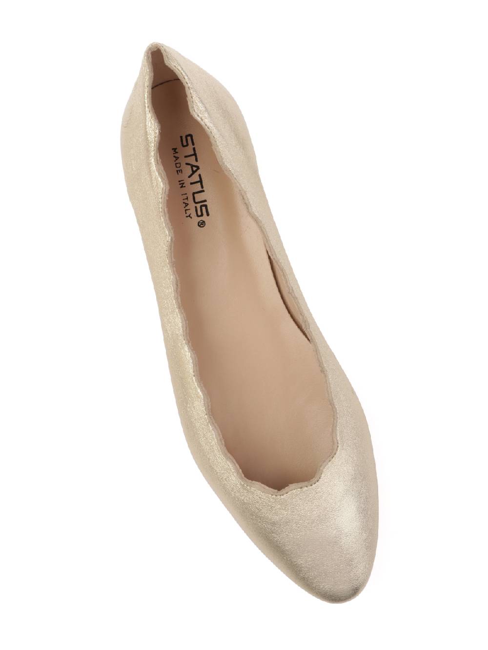 STATUS Ballerina Da Donna In Pelle Promozione