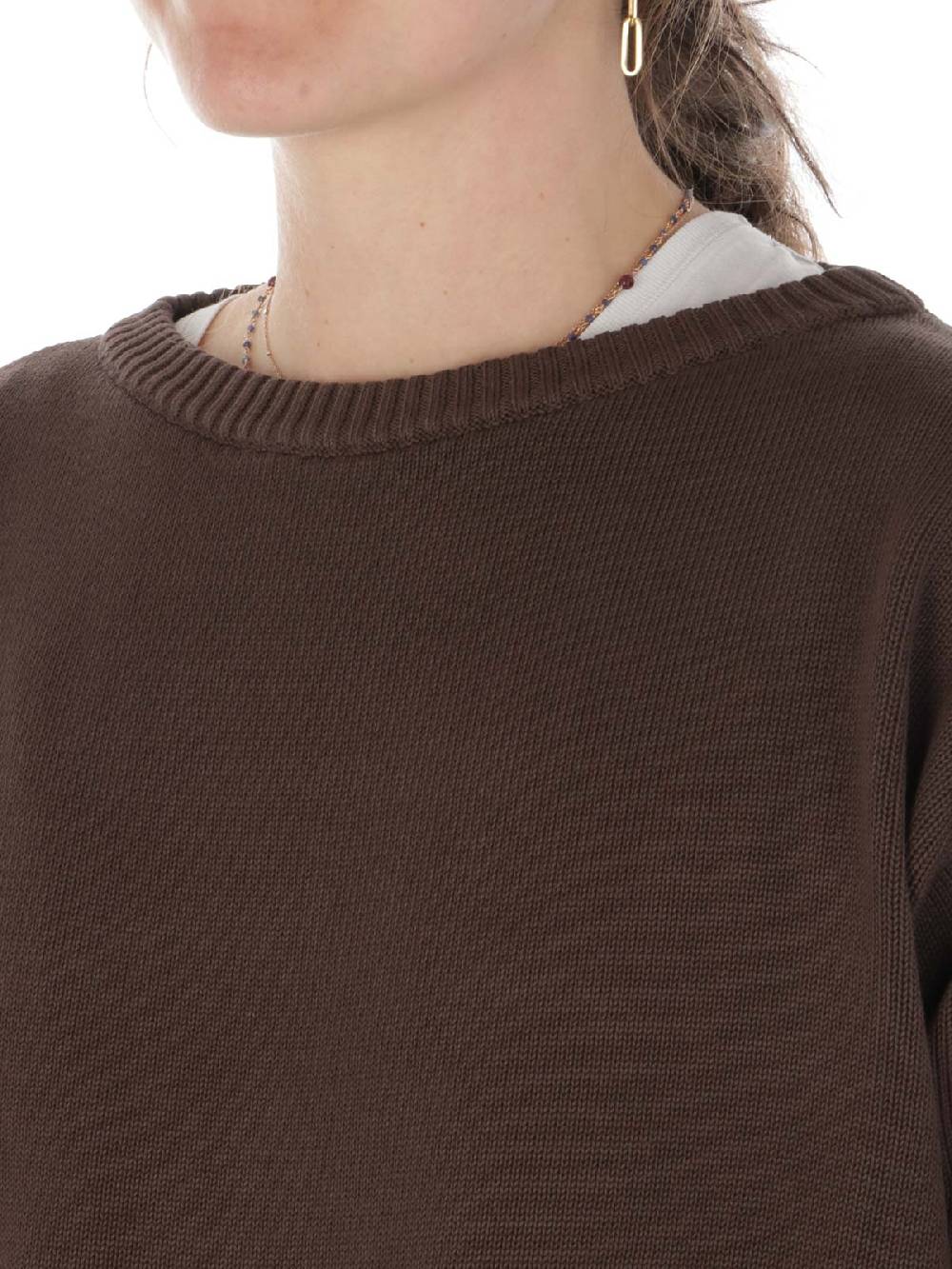 ROSSOPURO Maglia Donna Over In Cotone Convenienza