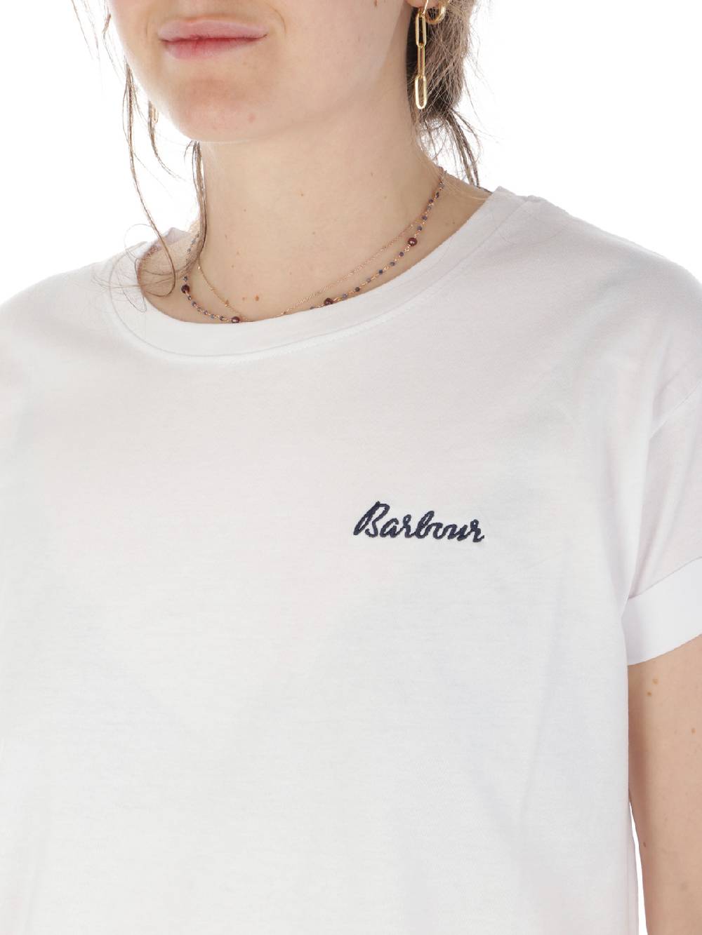 BARBOUR T-shirt Donna Kenmore In Cotone Saldi