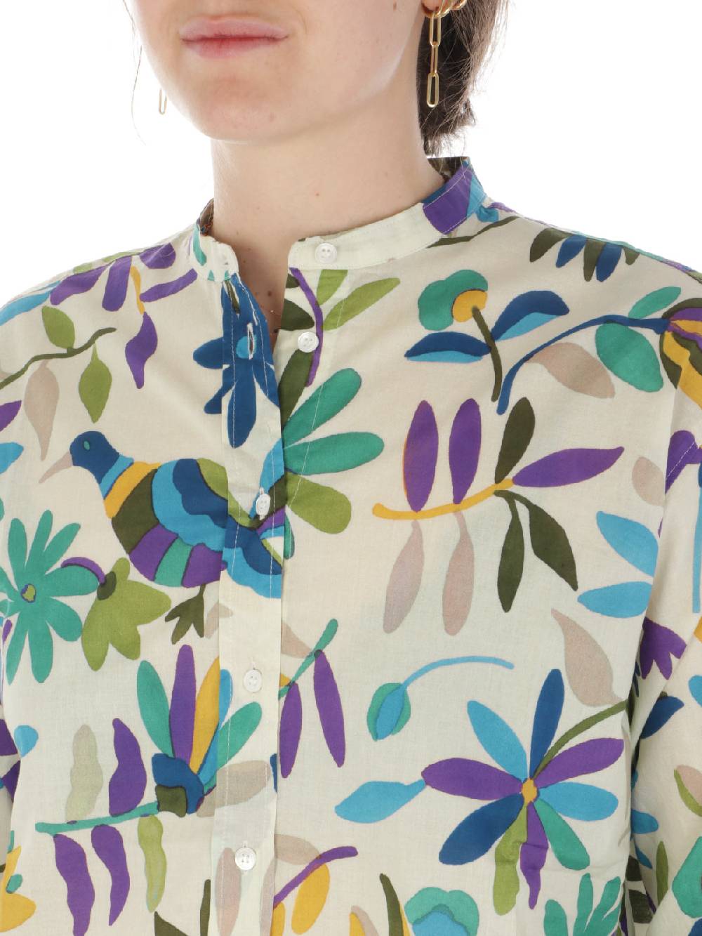 HARTFORD Camicia Donna Cristal A Fiori Vendita Calda