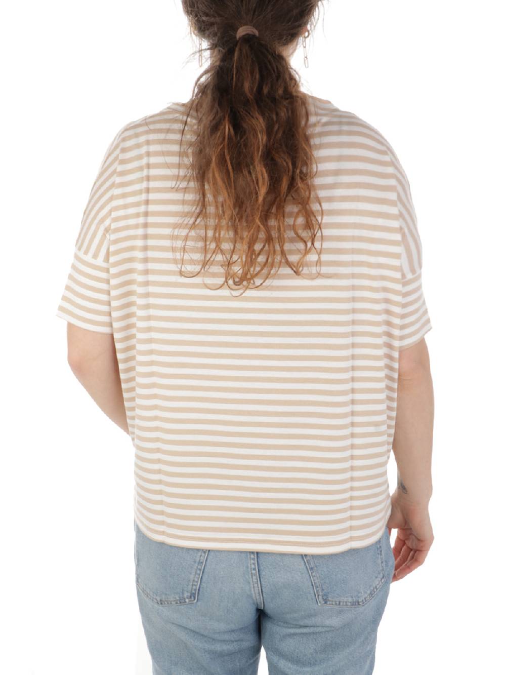 MAIDA MILA Blusa Ampia Donna Rigata In Viscosa In vendita