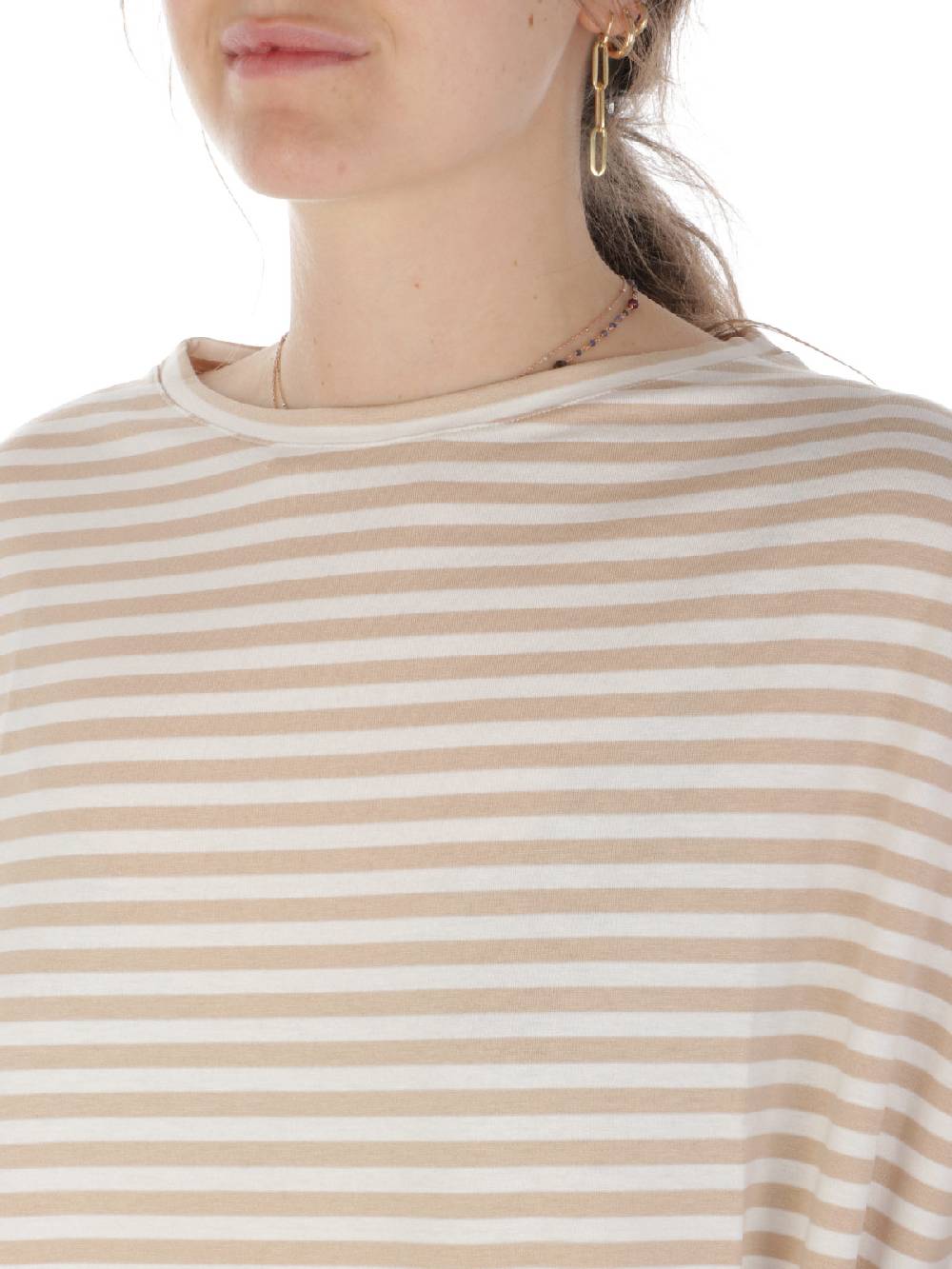 MAIDA MILA Blusa Ampia Donna Rigata In Viscosa In vendita