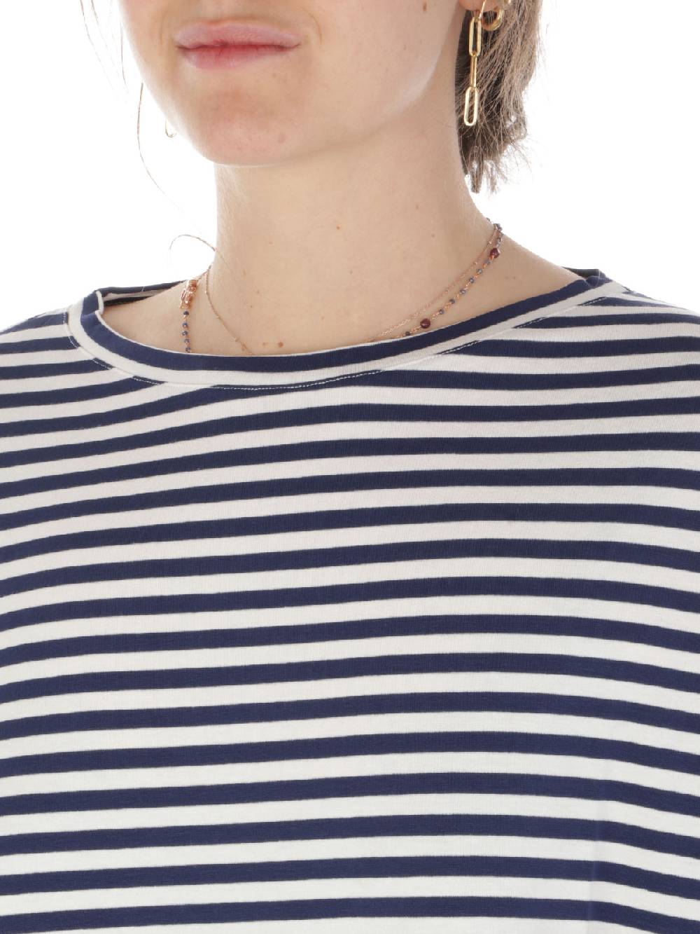 MAIDA MILA Blusa Ampia Donna Rigata In Viscosa I Più Venduti