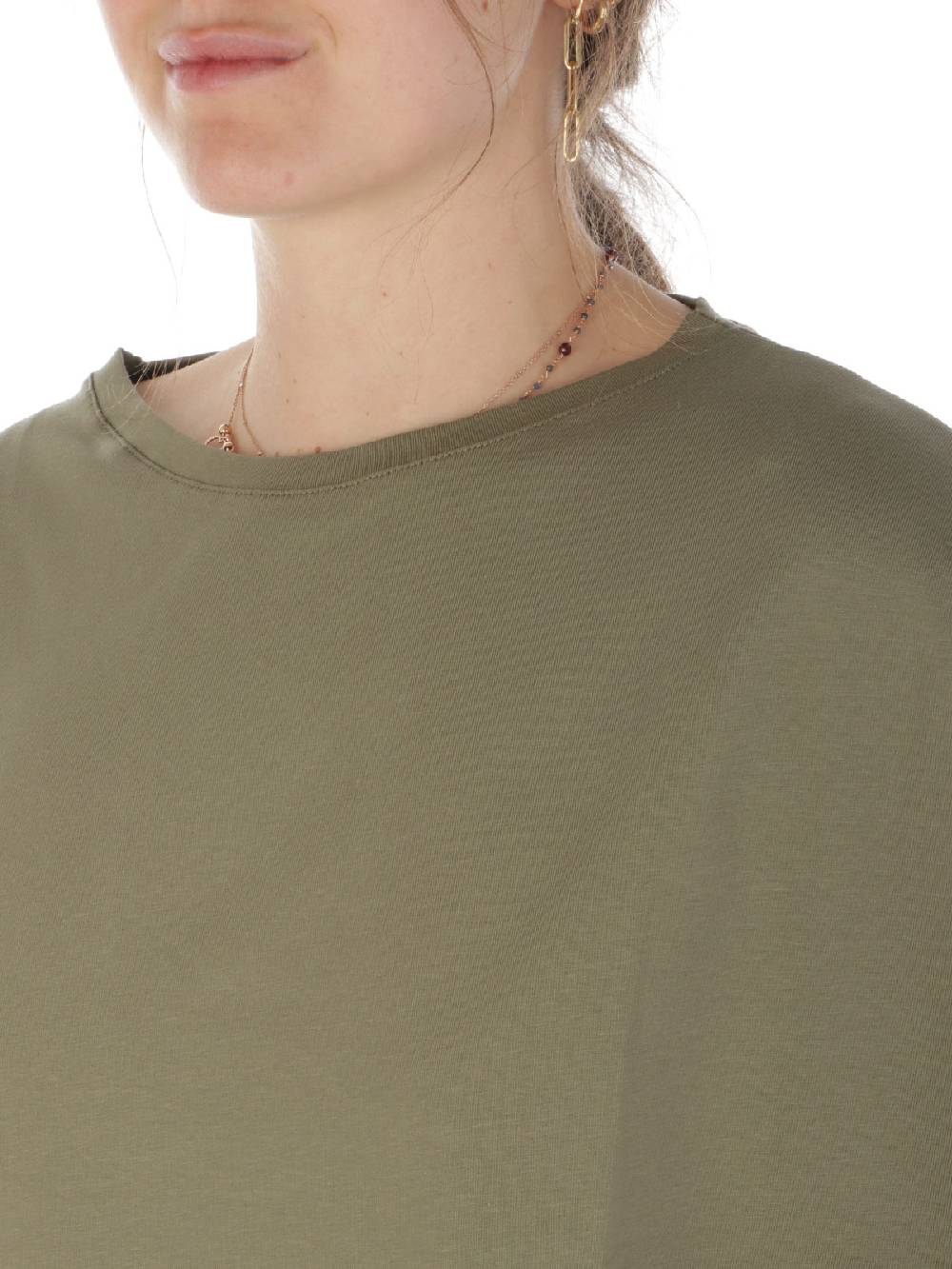 MAIDA MILA Blusa Ampia Donna In Cotone Stretch 2025