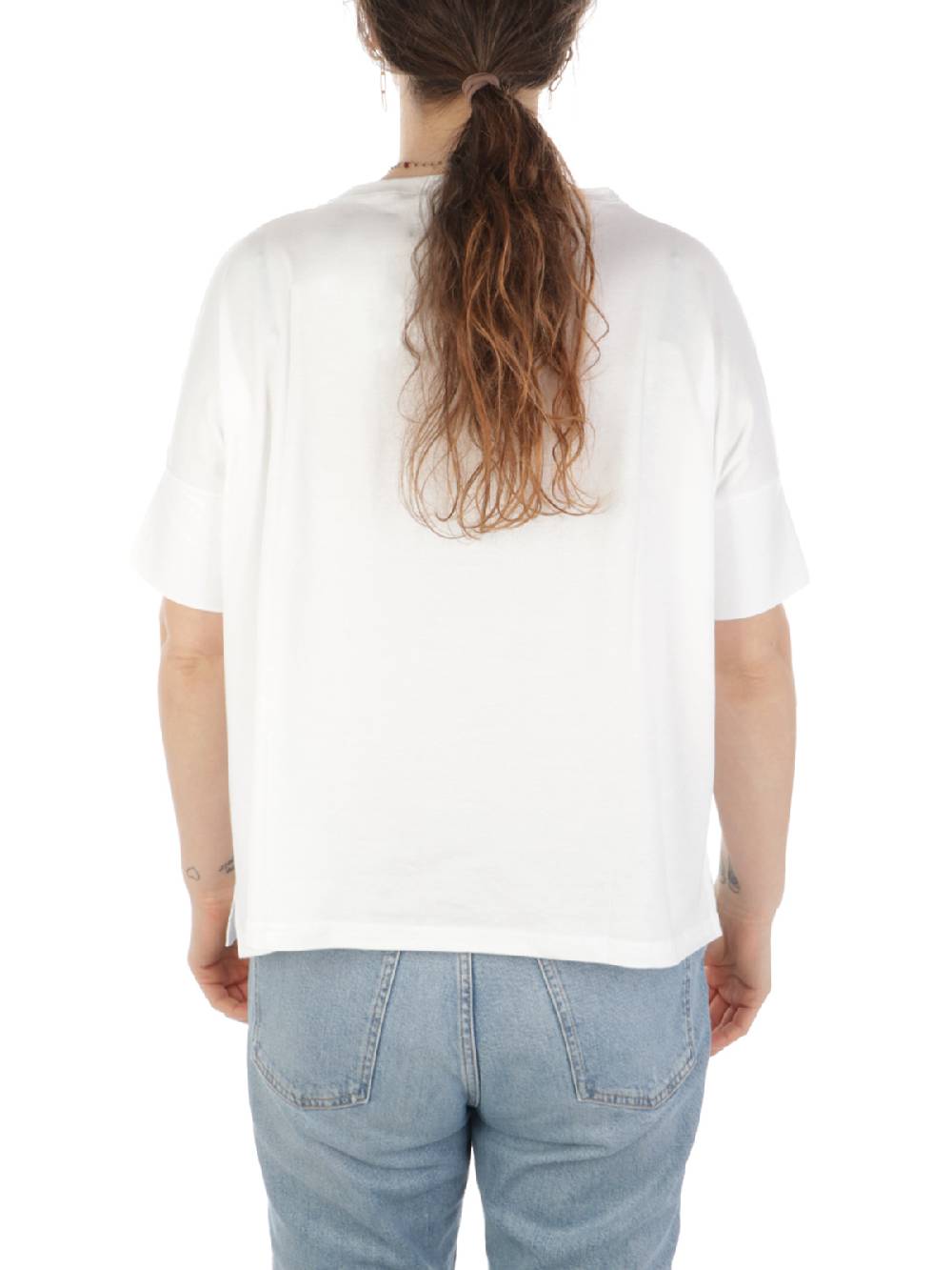 MAIDA MILA Blusa Ampia Donna In Cotone Stretch In Saldo