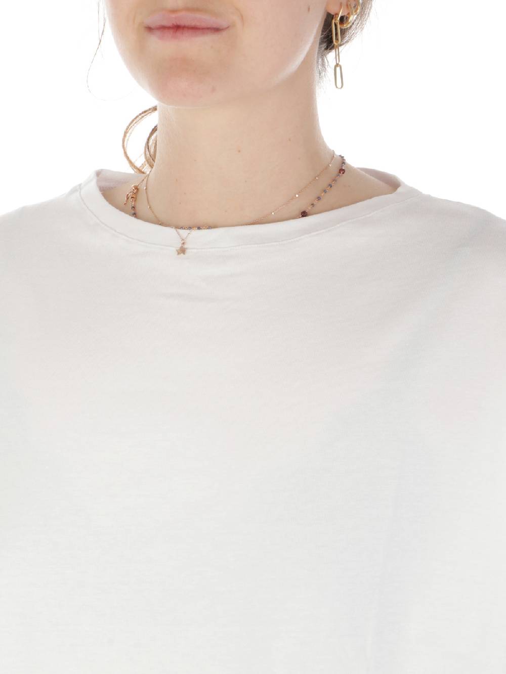 MAIDA MILA Blusa Ampia Donna In Cotone Stretch In Saldo