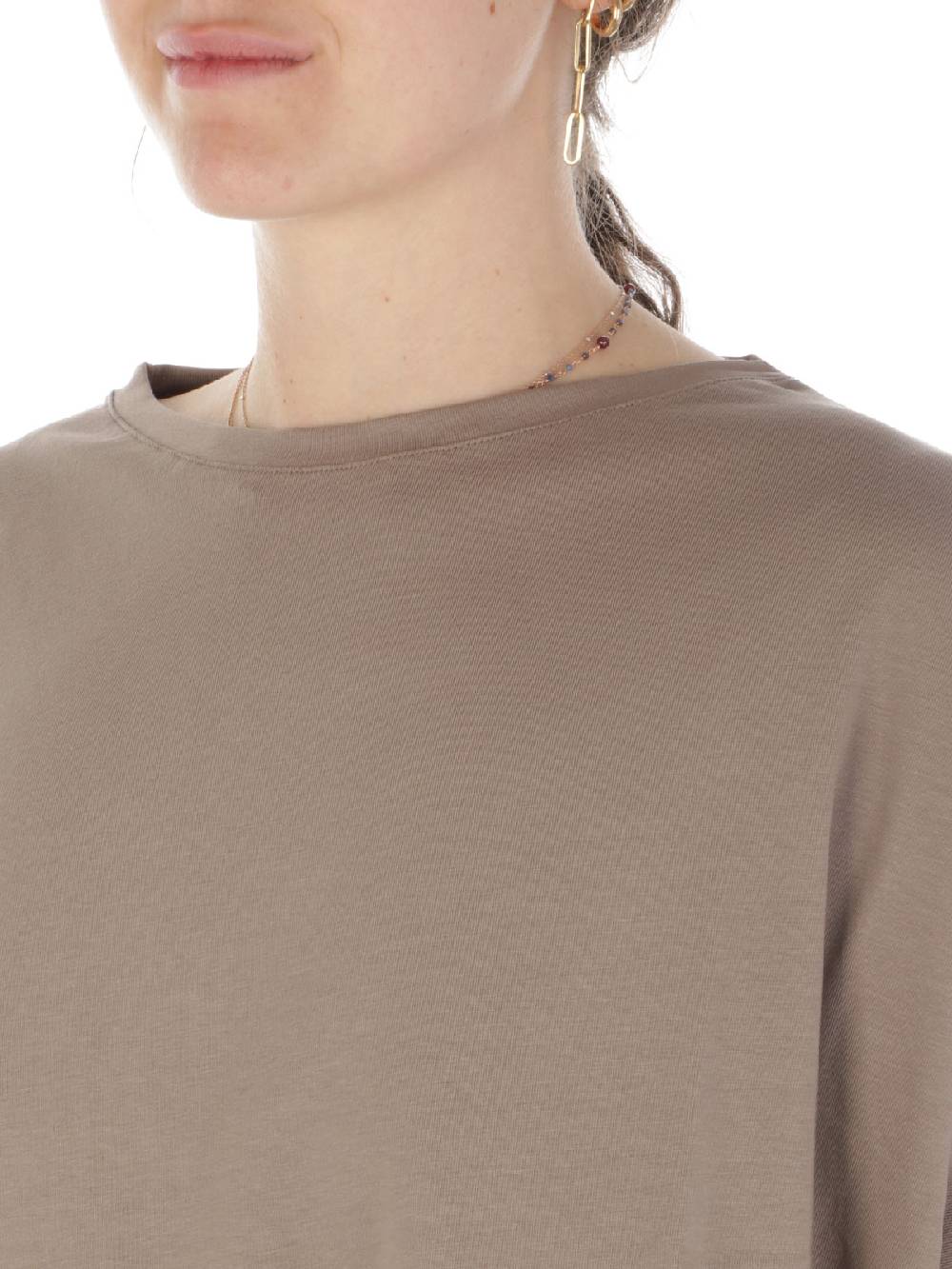 MAIDA MILA Blusa Ampia Donna In Cotone Stretch Nuova