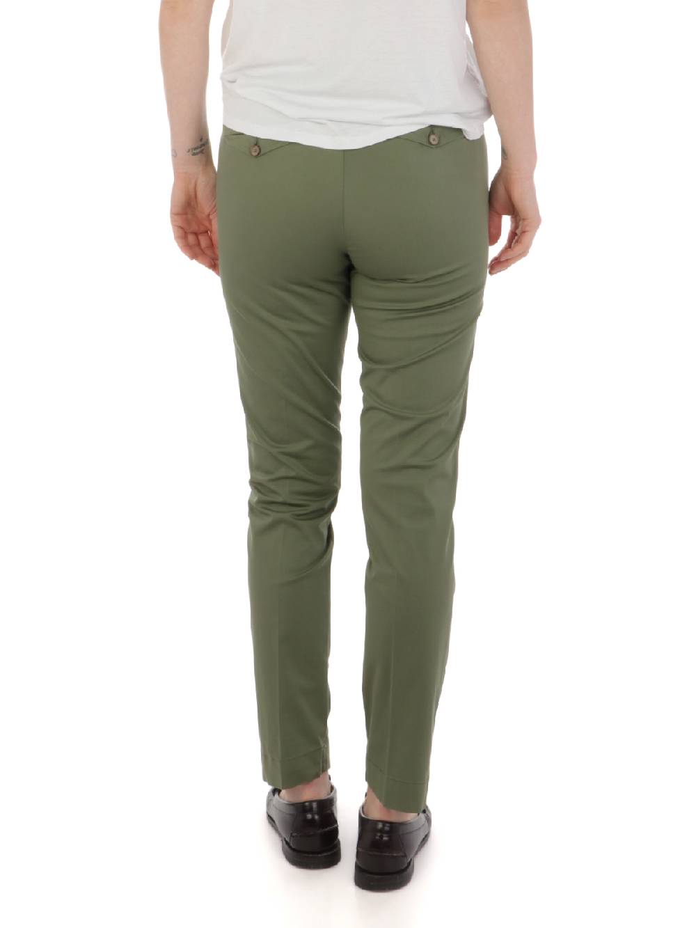 BRIGLIA 1949 Pantaloni Donna Nicole in Cotone Stretch Spedizione Gratuita