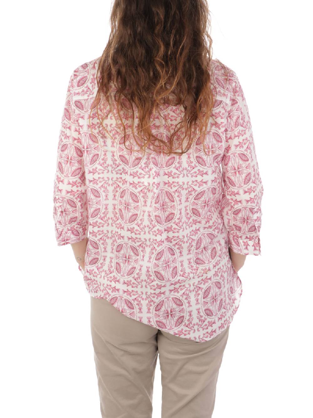 CALIBAN Camicia Donna In Cotone A Fiori Offerta