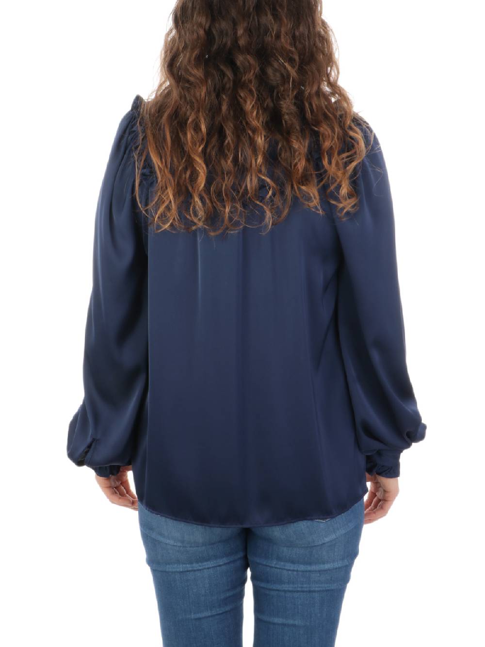F.IT Camicia Donna con Rouches Outlet