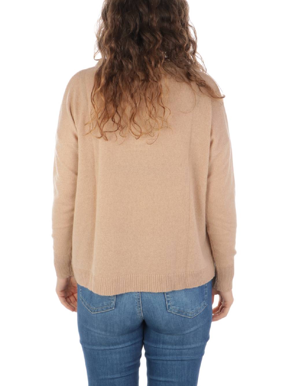 ROSSOPURO Maglia Donna in Lana e Cashmere Vendita Economica
