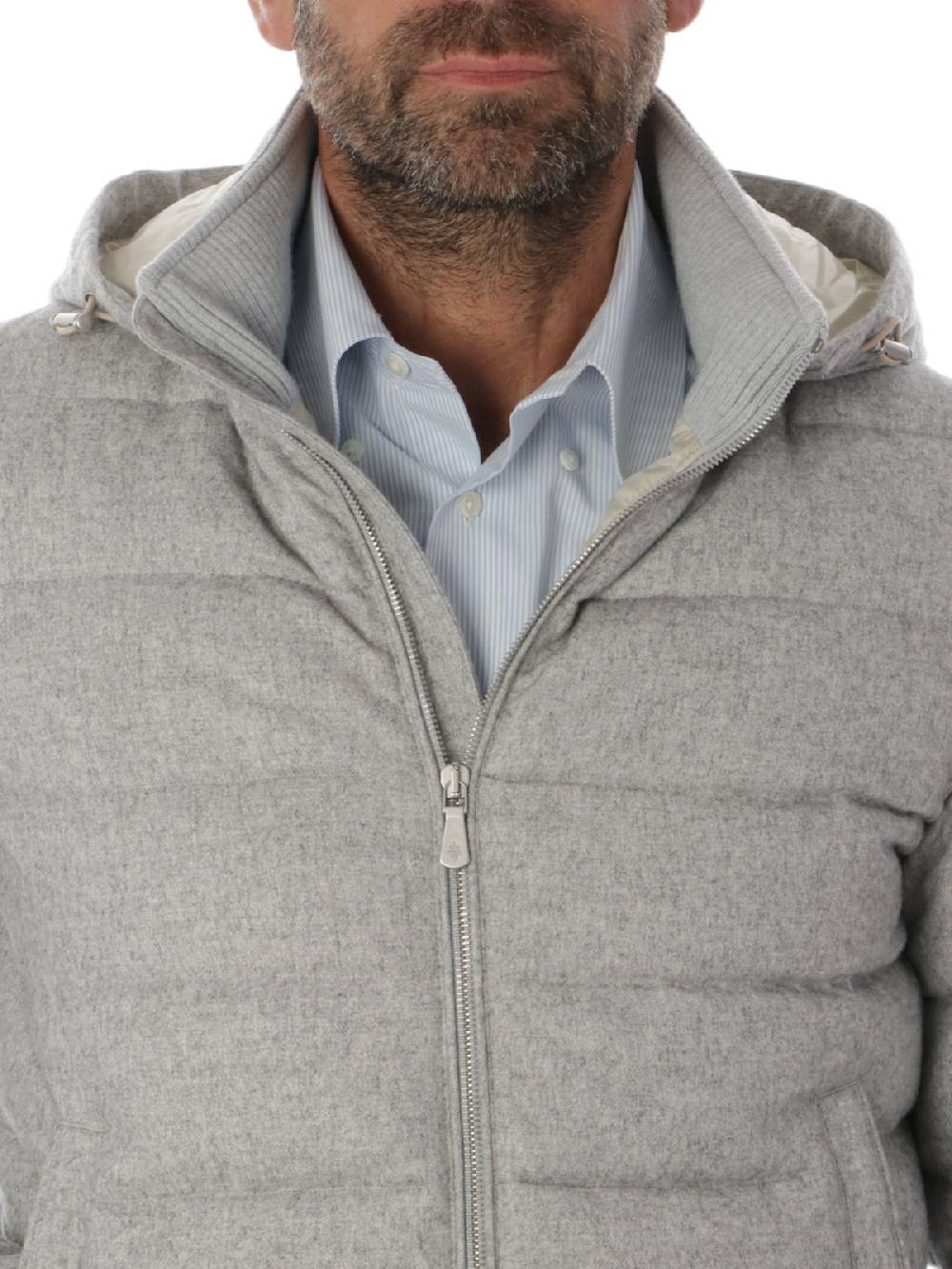 ELEVENTY Giubbotto Uomo in Seta e Cashmere Saldi Di Fabbrica