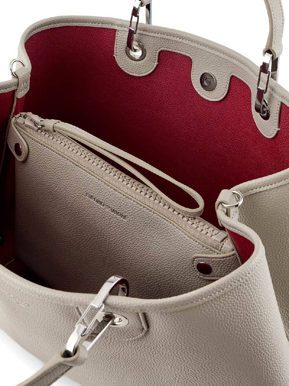 EMPORIO ARMANI Shopper Donna Stampa Cervo Sfoderata Promozione temporanea