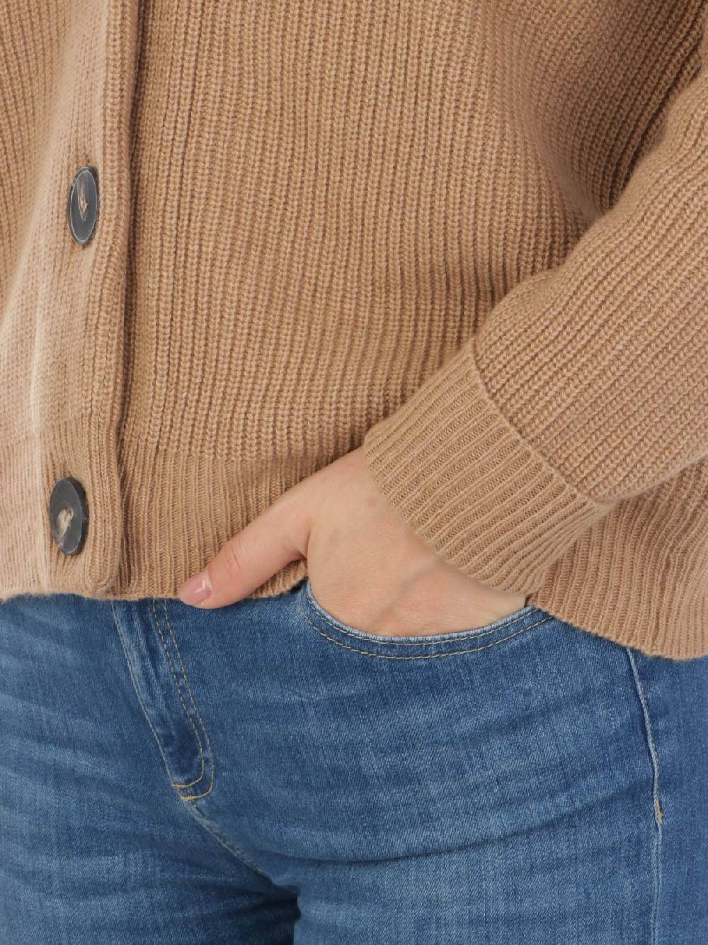 MIA Cardigan Donna in Lana e Cashmere Consegna Veloce