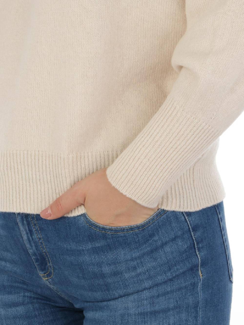 MIA Maglia Over Donna in Lana e Cashmere Promozione Limitata