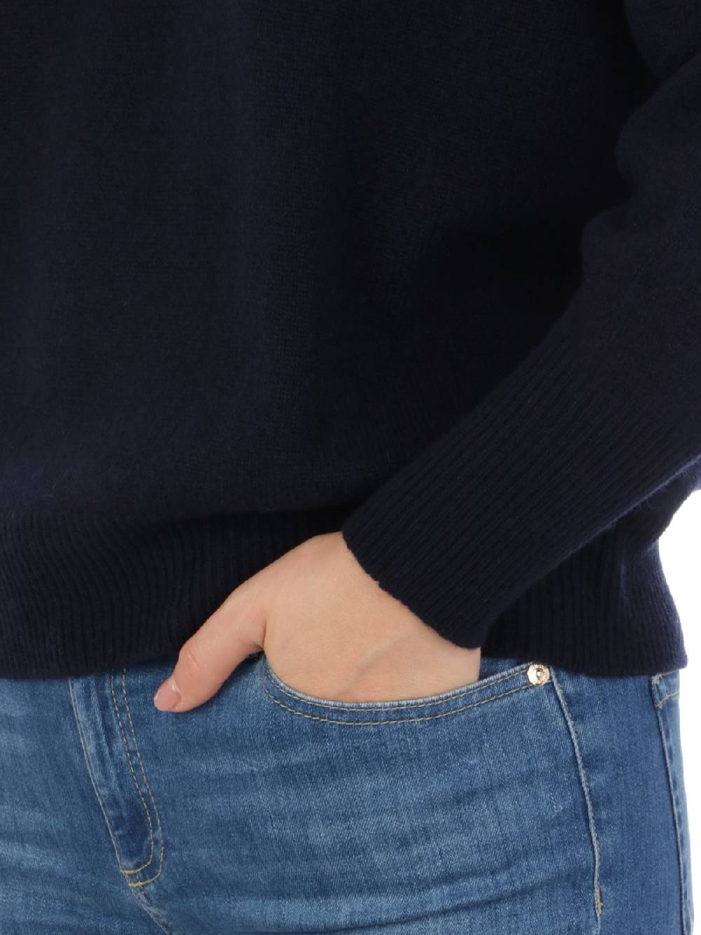 MIA Maglia Over Donna in Lana e Cashmere Black Friday Prezzi