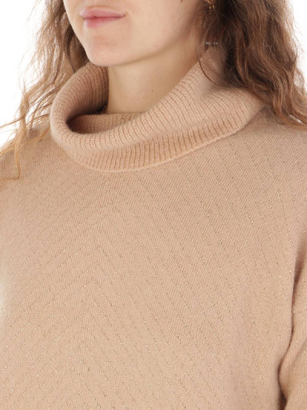 GIOROGA Dolcevita Donna Spigato con Frange Sconto