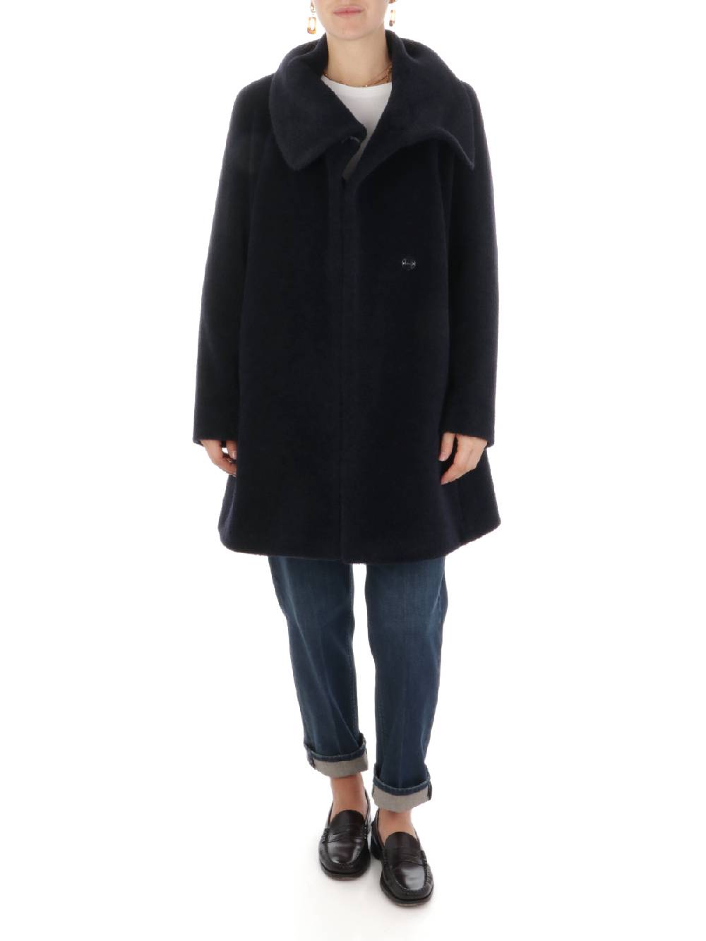 CINZIA ROCCA Cappotto Donna in Lana e Alpaca Acquista Ora