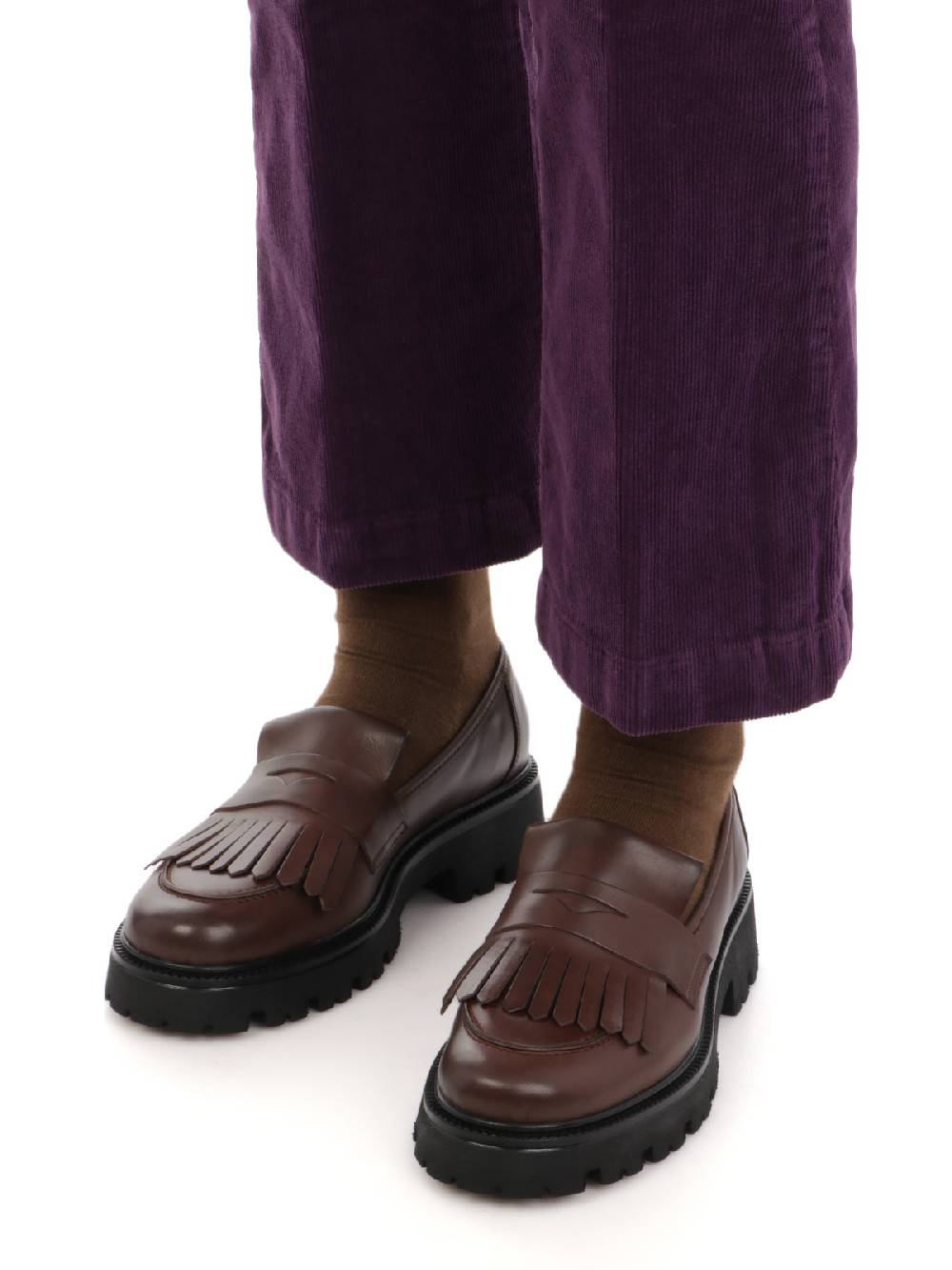 BRIGLIA 1949 Pantaloni Donna Roller in Velluto Italy