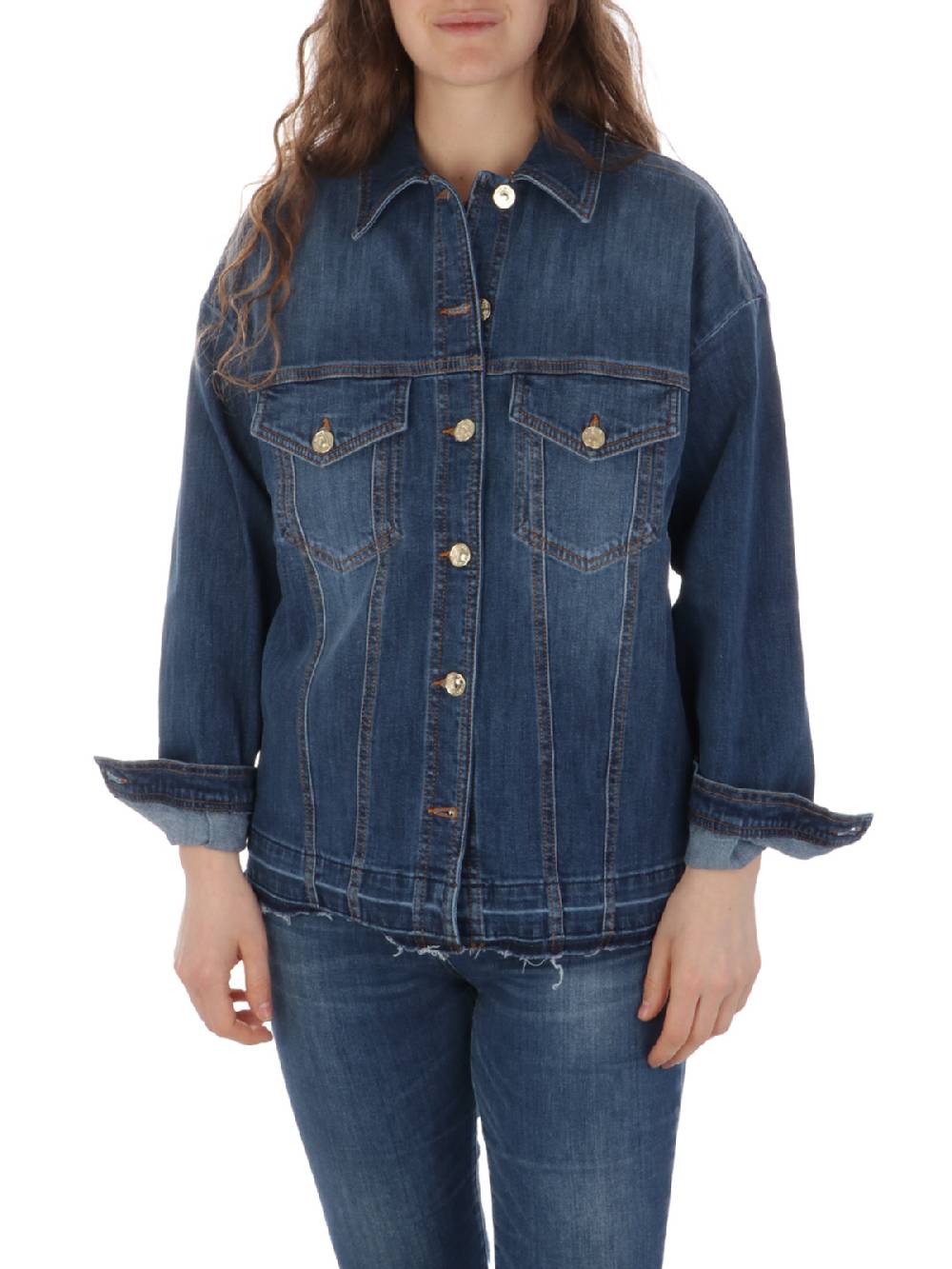 NENETTE Giubbotto in Jeans Donna Smith Negozi Online