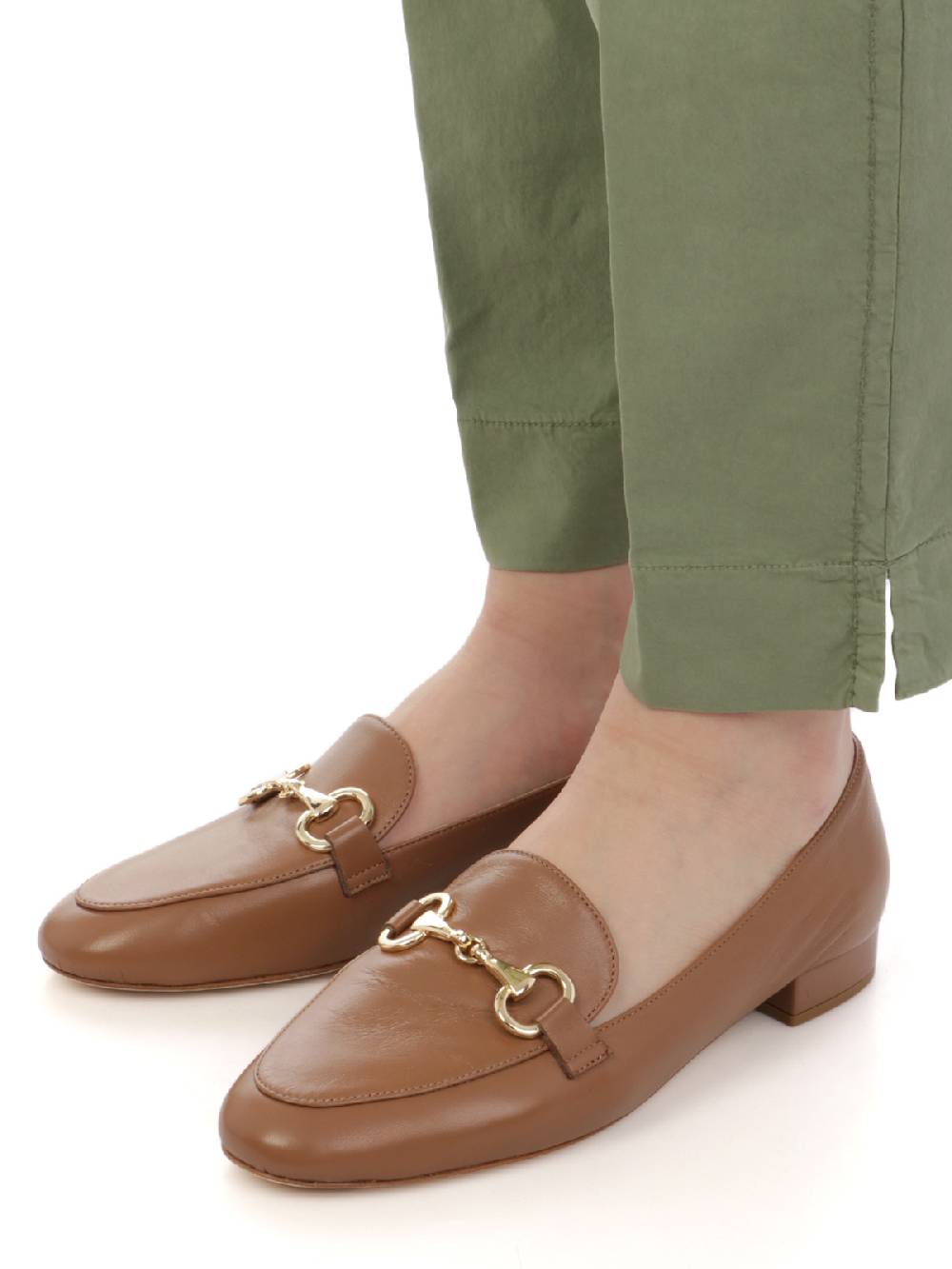 VIA MASINI 80 Pantaloni Chino Donna in Cotone Elasticizzato Promozione Limitata