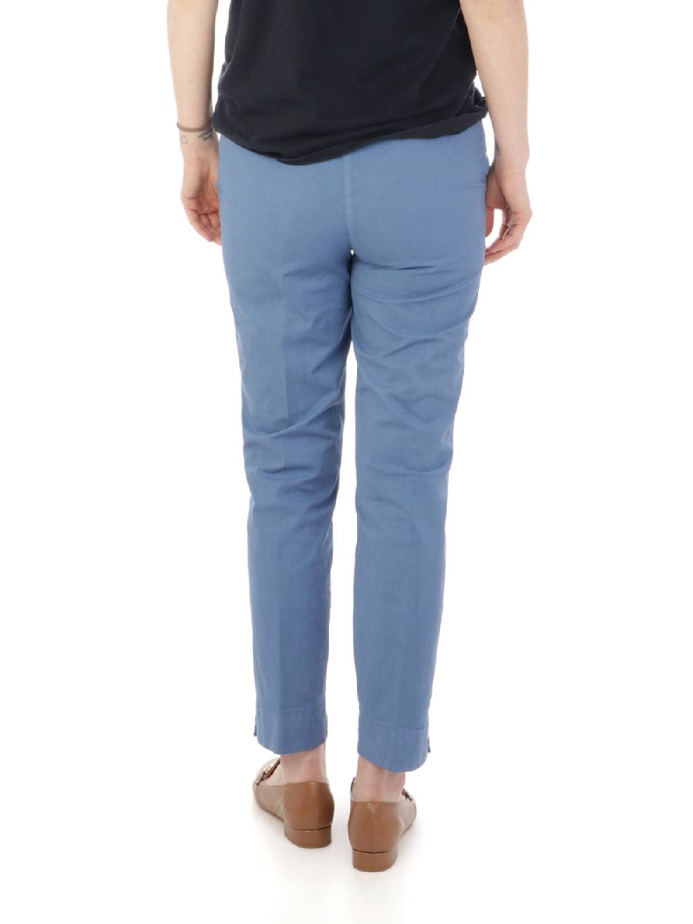 VIA MASINI 80 Pantaloni Chino Donna in Cotone Elasticizzato Fino Al -60%