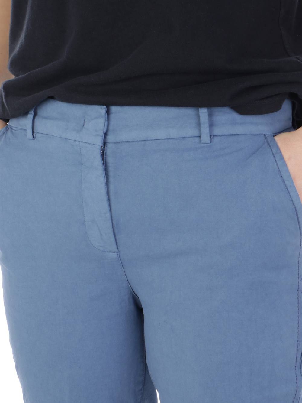 VIA MASINI 80 Pantaloni Chino Donna in Cotone Elasticizzato Fino Al -60%