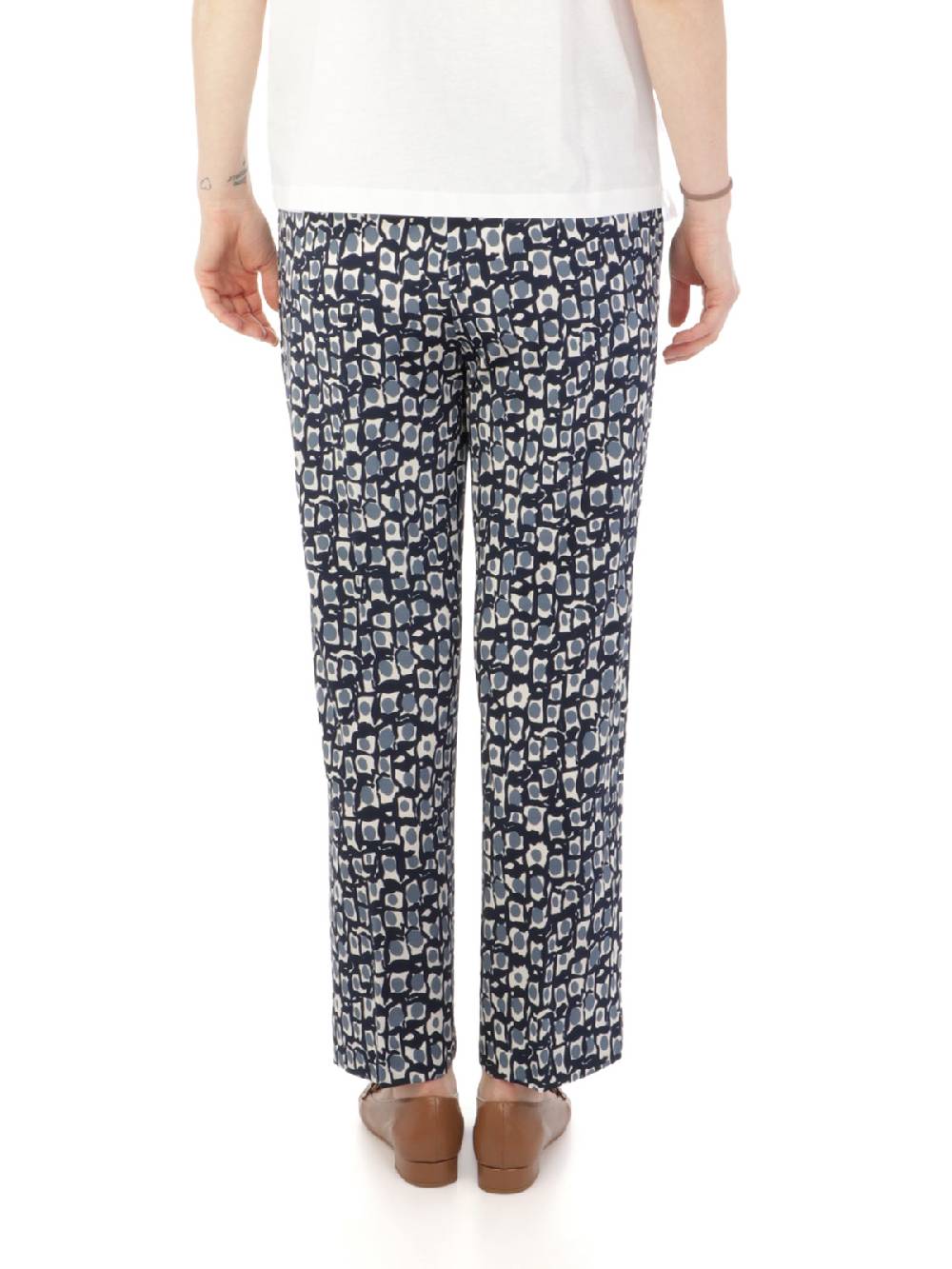 VIA MASINI 80 Pantaloni Donna Fanstasia in Viscosa Prezzo Ridotto