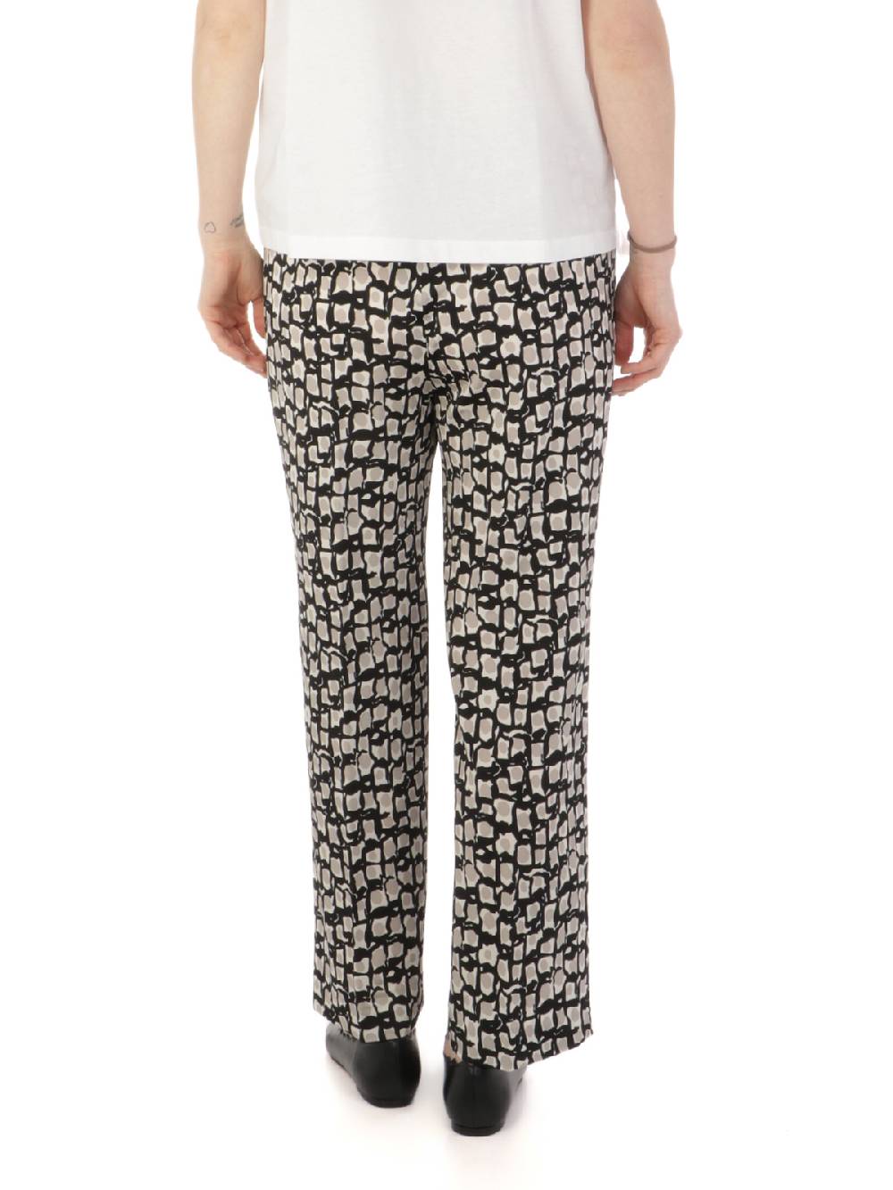 VIA MASINI 80 Pantaloni Donna Fanstasia in Viscosa Sottocosto