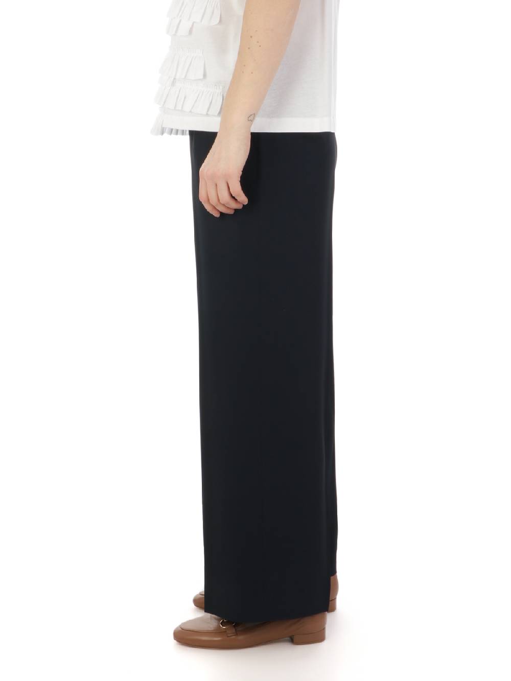 VIA MASINI 80 Pantaloni a Palazzo Donna Stretch