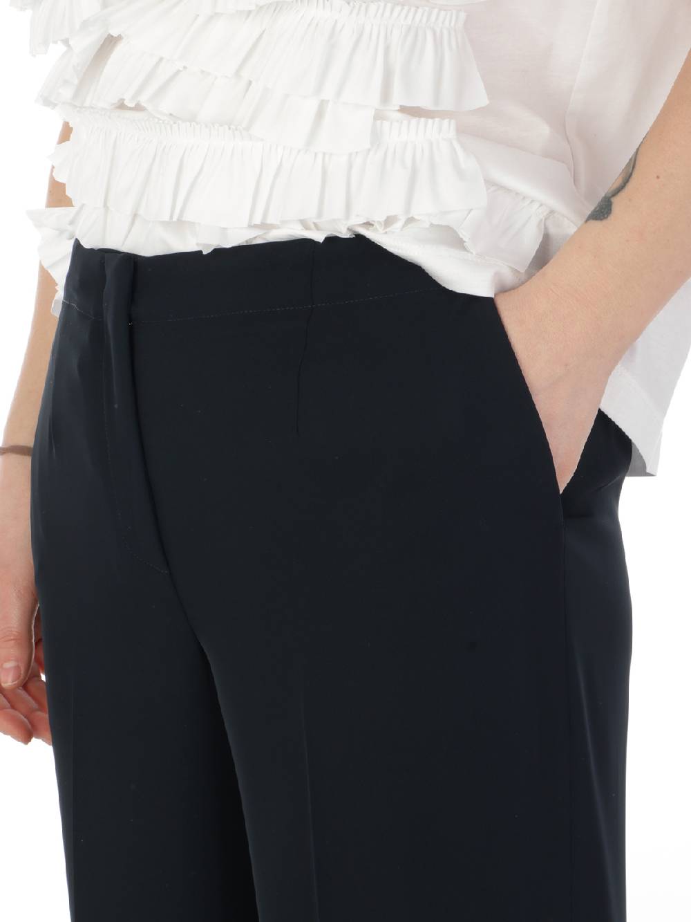 VIA MASINI 80 Pantaloni a Palazzo Donna Stretch Online