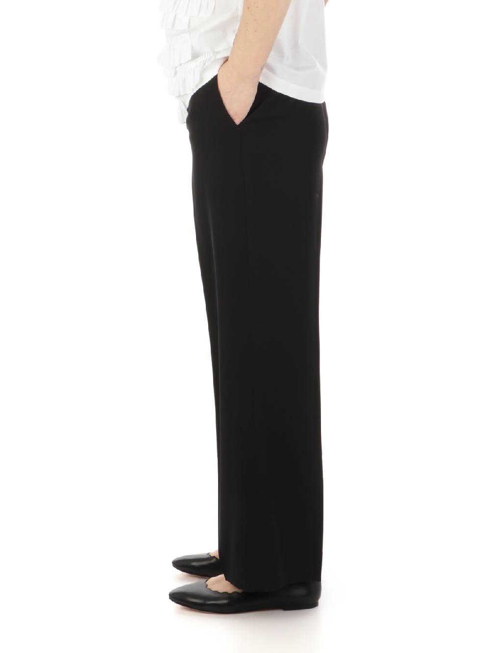 VIA MASINI 80 Pantaloni a Palazzo Donna Stretch