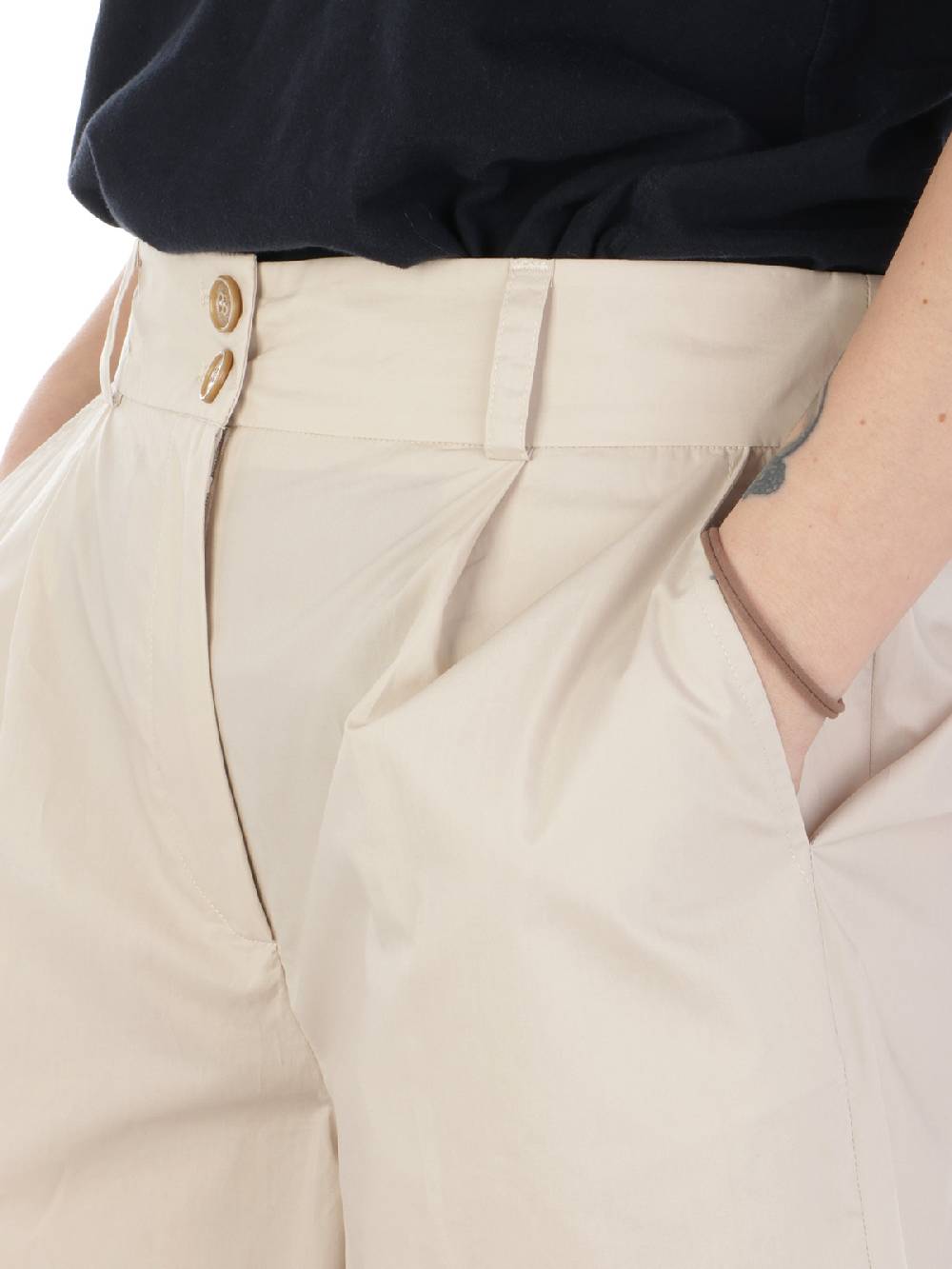 WOOLRICH Shorts Donna in Poplin di Cotone Hotsell
