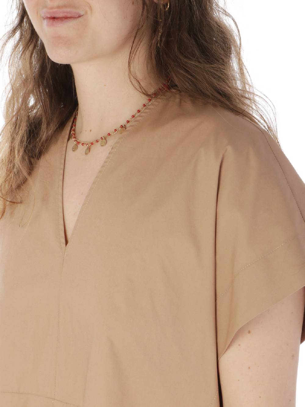 BLANCA LUZ Abito Lungo Donna in Cotone Saldi Di Fabbrica