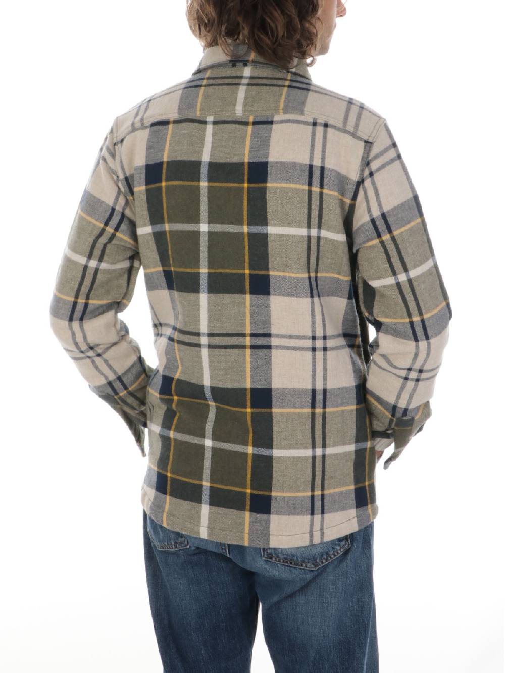 BARBOUR Overshirt Uomo Cannich in Cotone Sottocosto