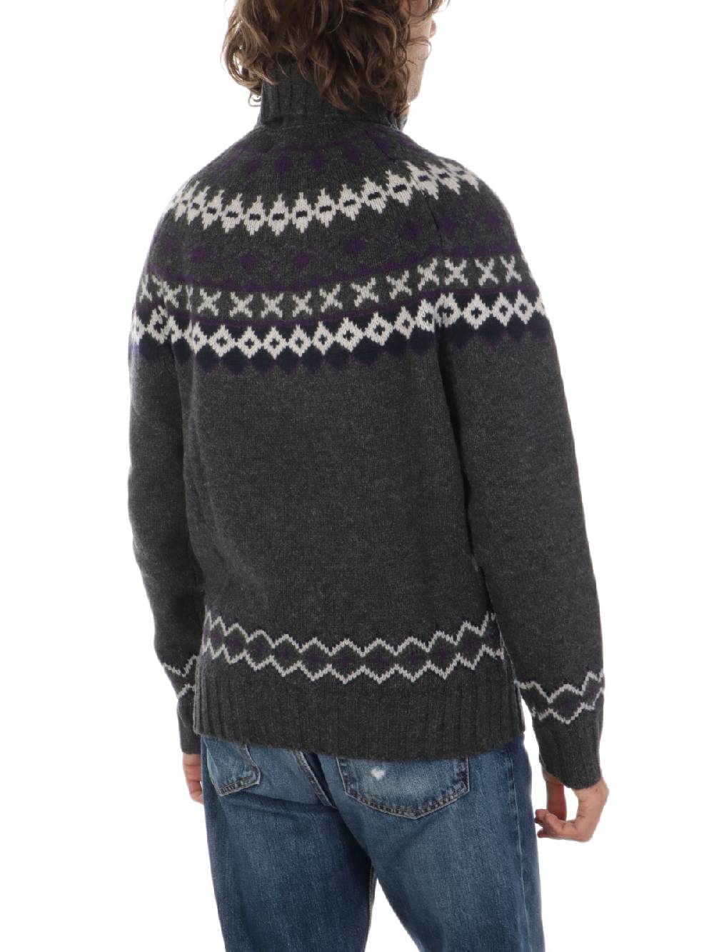 BARBOUR Dolcevita Uomo Roose Fair Isle Latest stili