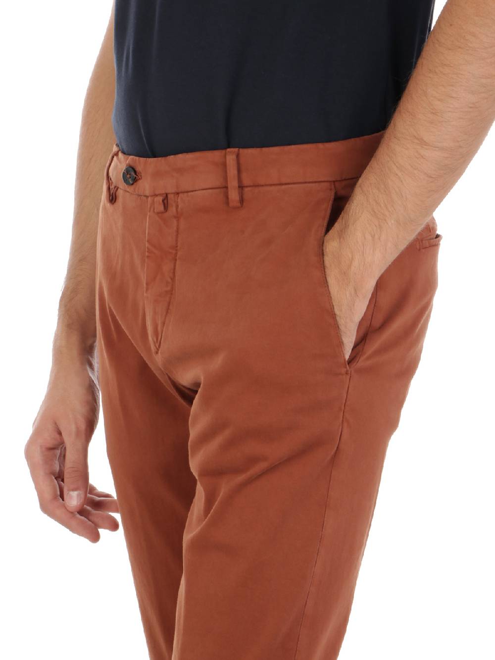 BRIGLIA 1949 Pantaloni Uomo Chino in Cotone Stretch Sconto