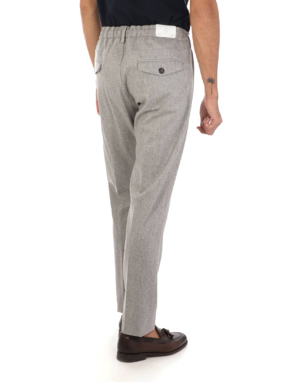 ELEVENTY Pantaloni Uomo Jogger in Lana e Cashmere Offerta
