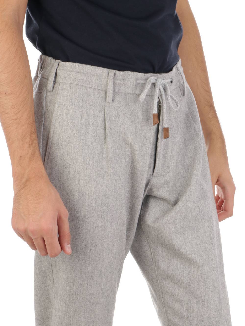 ELEVENTY Pantaloni Uomo Jogger in Lana e Cashmere Offerta