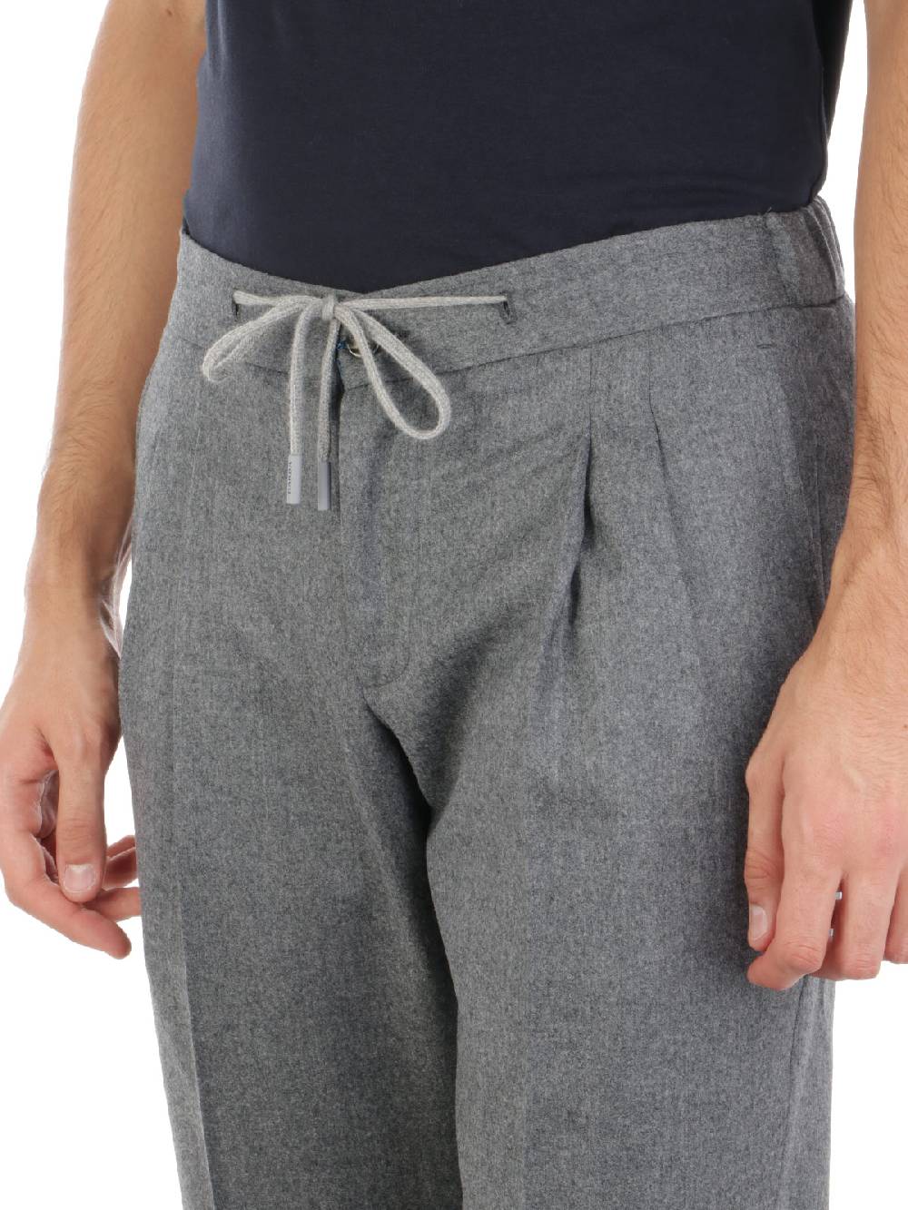 BARBA Pantaloni Uomo Roma in Lana Economico