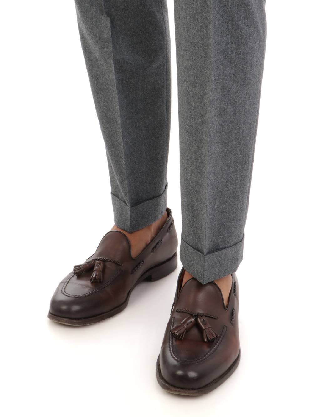 BARBA Pantaloni Uomo Roma in Lana Economico