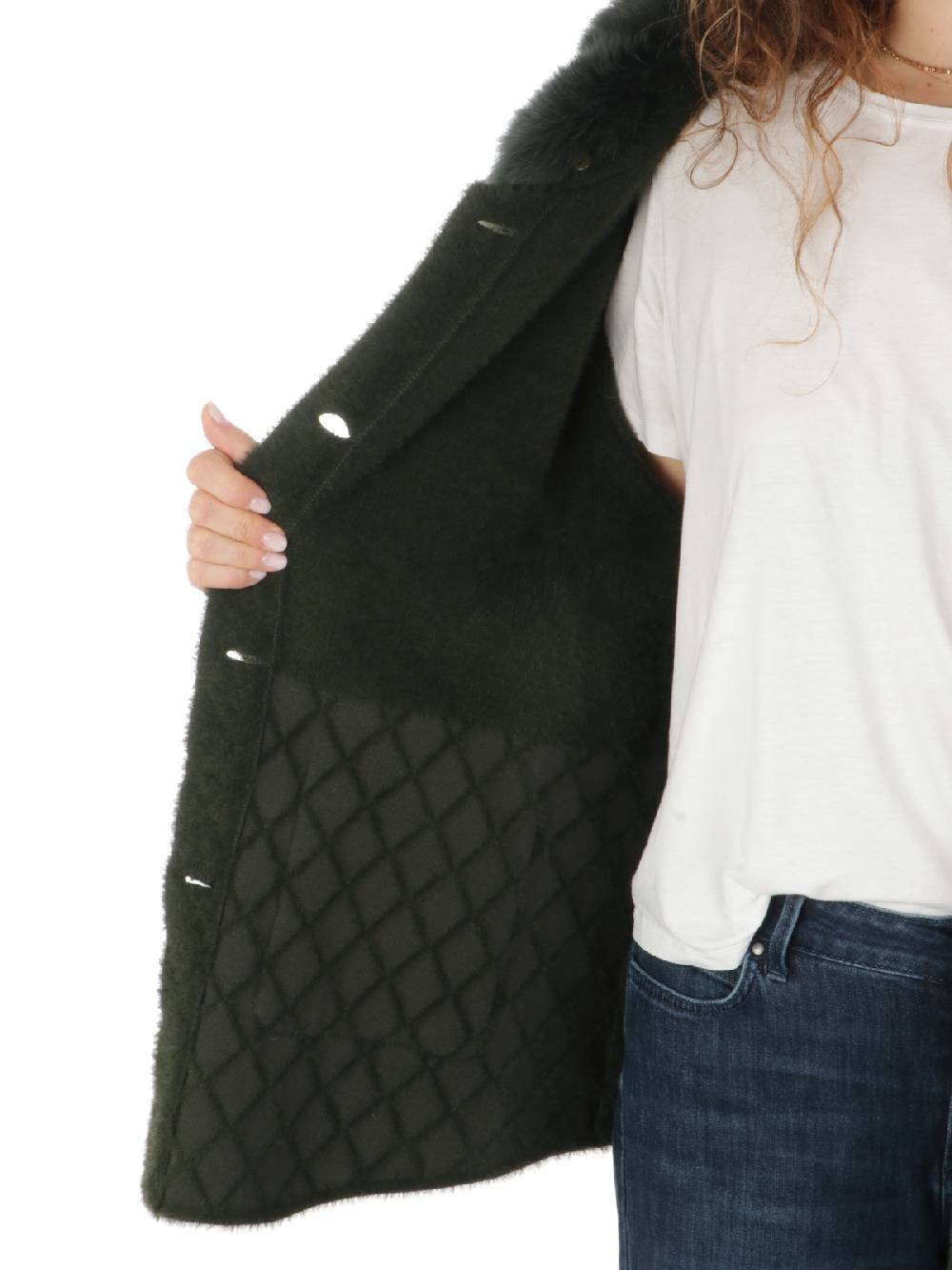 VLAB Giaccone Donna Tina in Ecopelliccia Fino al 55% di sconto