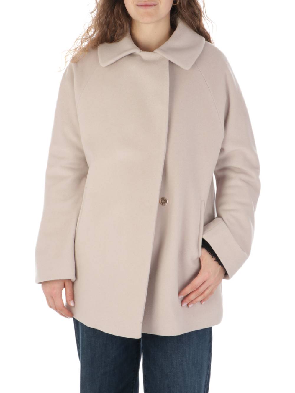 CHIARULLI Cappotto Donna in Panno di Lana Vendita Economica