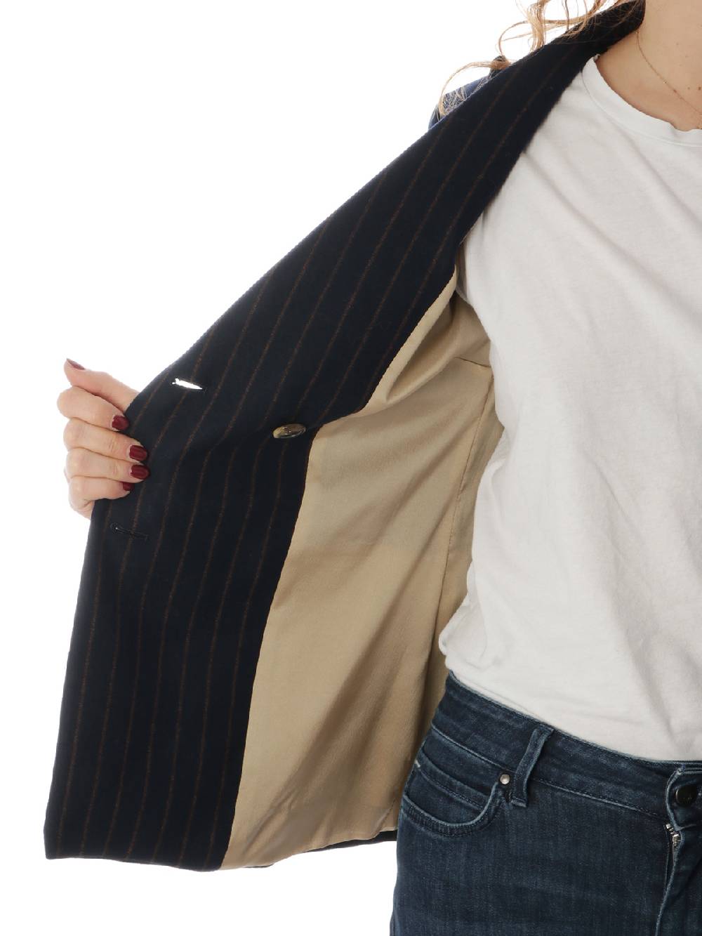 19.61 MILANO Blazer Donna Doppiopetto Diletta Spedizione Gratuita