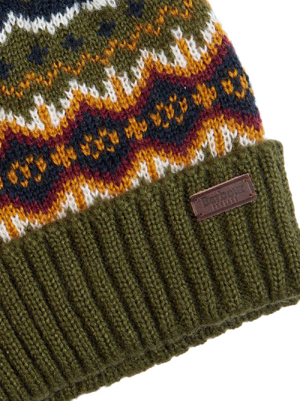 BARBOUR Berretto Uomo Case Fair Isle Prezzo Ridotto