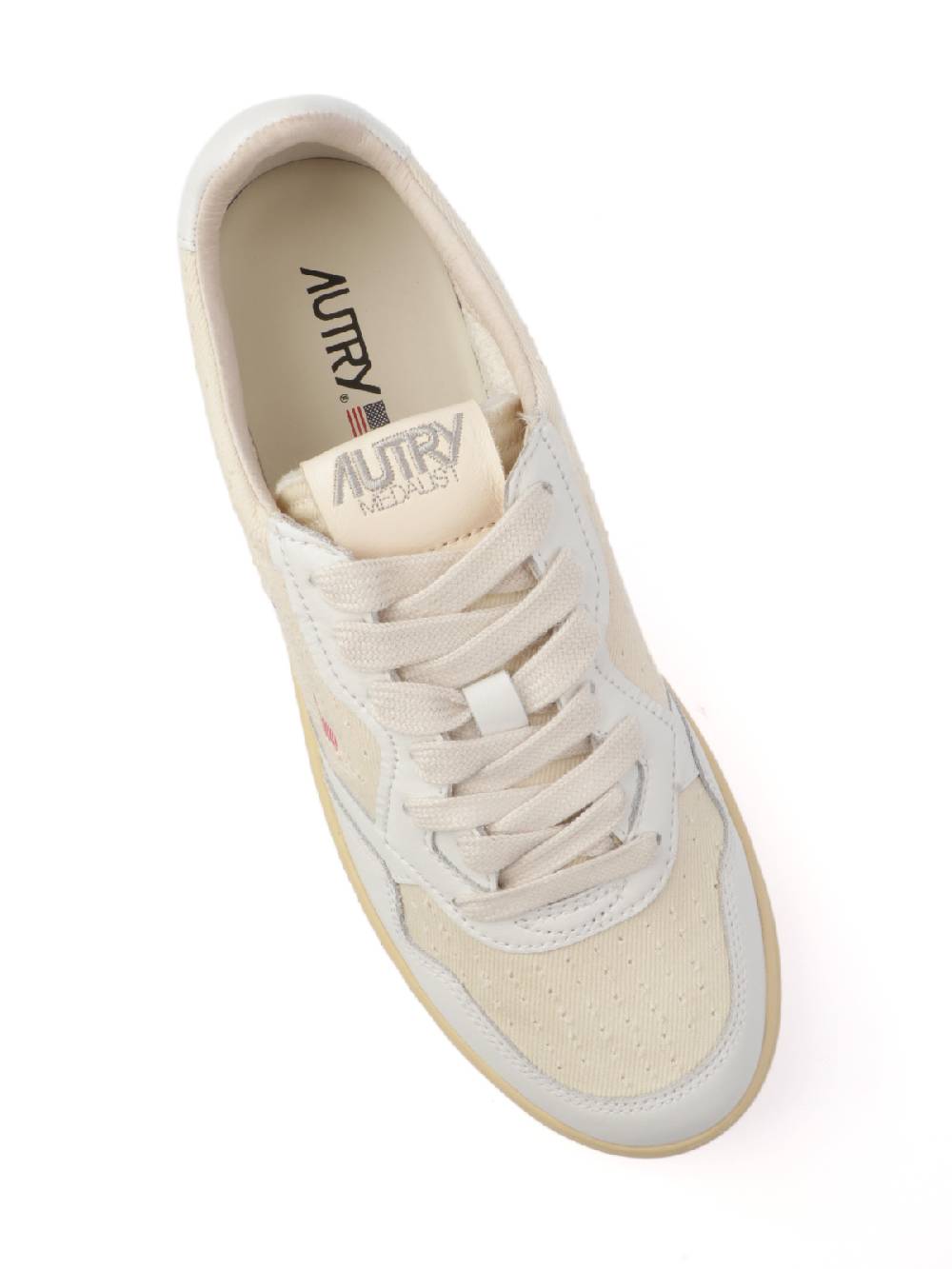 AUTRY Sneakers Uomo Medalist Low in Mesh e Pelle Sottocosto