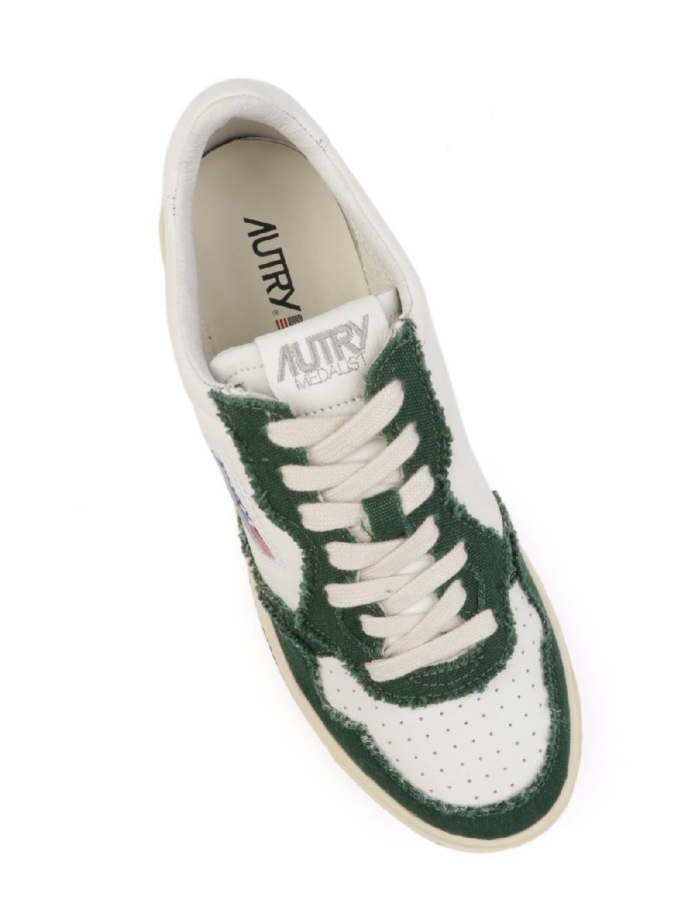 AUTRY Sneakers Uomo Medalist Low in Pelle e Tela In Vendita